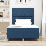 Casa si Gradina - Mobilier - Paturi si accesorii - Paturi - Cadru de pat, albastru, 120x200 cm, textil - Infinity.ro