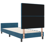 Casa si Gradina - Mobilier - Paturi si accesorii - Paturi - Cadru de pat, albastru inchis, 100x200 cm, catifea - Infinity.ro