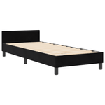 Casa si Gradina - Mobilier - Paturi si accesorii - Paturi - Cadru de pat, negru, 80x200 cm, catifea - Infinity.ro