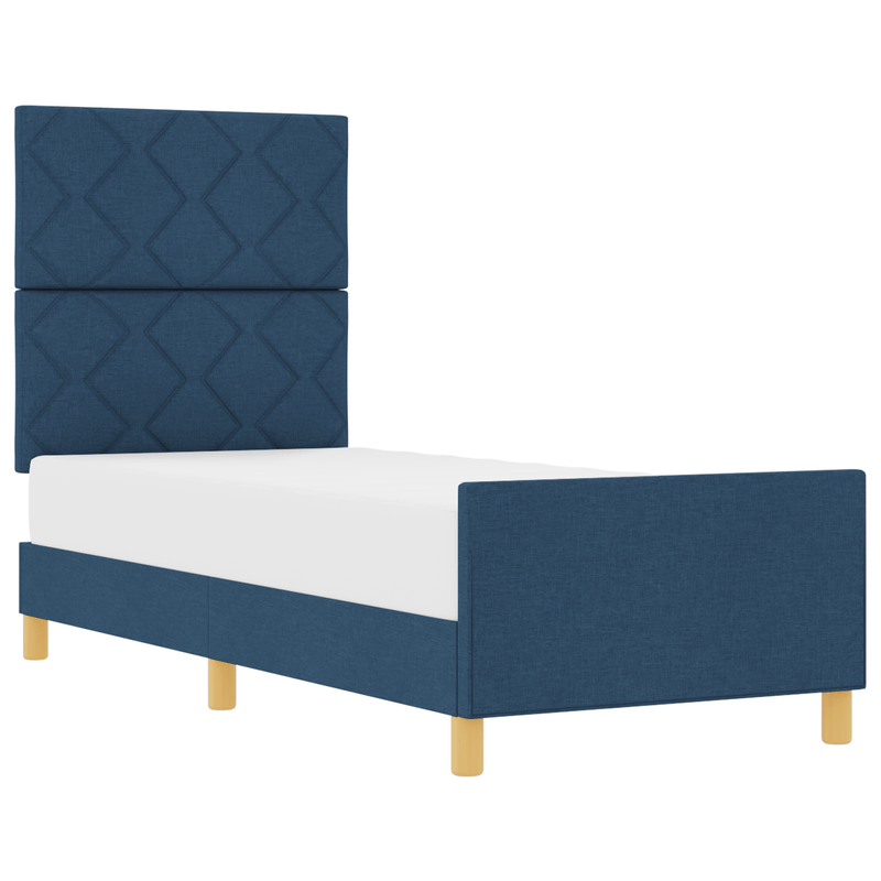 Casa si Gradina - Mobilier - Paturi si accesorii - Paturi - Cadru de pat, albastru, 80x200 cm, textil - Infinity.ro