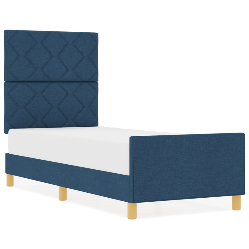 Casa si Gradina - Mobilier - Paturi si accesorii - Paturi - Cadru de pat, albastru, 80x200 cm, textil - Infinity.ro