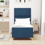 Casa si Gradina - Mobilier - Paturi si accesorii - Paturi - Cadru de pat, albastru, 80x200 cm, textil - Infinity.ro