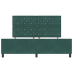 Casa si Gradina - Mobilier - Paturi si accesorii - Paturi - Cadru de pat, verde inchis, 180x200 cm, catifea - Infinity.ro