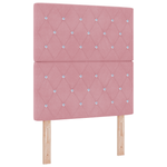 Casa si Gradina - Mobilier - Paturi si accesorii - Paturi - Cadru de pat, roz, 80x200 cm, catifea - Infinity.ro