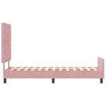 Casa si Gradina - Mobilier - Paturi si accesorii - Paturi - Cadru de pat, roz, 80x200 cm, catifea - Infinity.ro