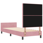 Casa si Gradina - Mobilier - Paturi si accesorii - Paturi - Cadru de pat, roz, 80x200 cm, catifea - Infinity.ro