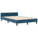 Casa si Gradina - Mobilier - Paturi si accesorii - Paturi - Cadru de pat, albastru inchis, 120x190 cm, catifea - Infinity.ro