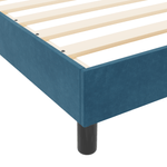 Casa si Gradina - Mobilier - Paturi si accesorii - Paturi - Cadru de pat, albastru inchis, 120x190 cm, catifea - Infinity.ro