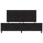 Casa si Gradina - Mobilier - Paturi si accesorii - Paturi - Cadru de pat, negru, 200x200 cm, catifea - Infinity.ro