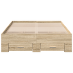 Casa si Gradina - Mobilier - Paturi si accesorii - Paturi - Cadru de pat Sonoma Oak 140x200 cm Lemn ingineresc - Infinity.ro