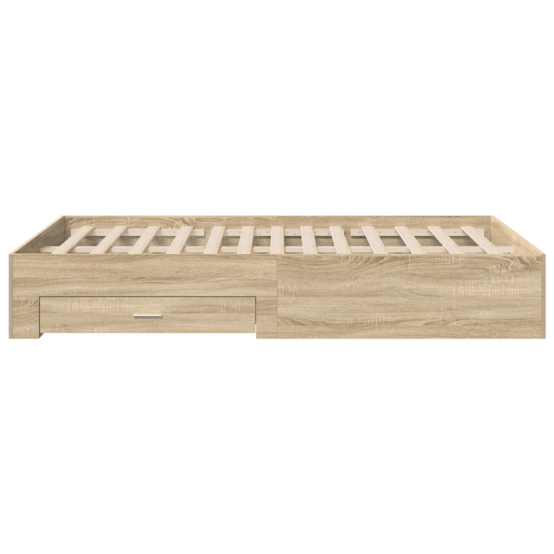 Casa si Gradina - Mobilier - Paturi si accesorii - Paturi - Cadru de pat Sonoma Oak 140x200 cm Lemn ingineresc - Infinity.ro