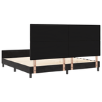 Casa si Gradina - Mobilier - Paturi si accesorii - Paturi - Cadru de pat, negru, 200x200 cm, catifea - Infinity.ro