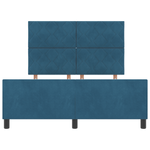 Casa si Gradina - Mobilier - Paturi si accesorii - Paturi - Cadru de pat, albastru inchis, 140x200 cm, catifea - Infinity.ro
