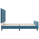 Casa si Gradina - Mobilier - Paturi si accesorii - Paturi - Cadru de pat, albastru inchis, 140x200 cm, catifea - Infinity.ro