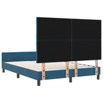 Casa si Gradina - Mobilier - Paturi si accesorii - Paturi - Cadru de pat, albastru inchis, 140x200 cm, catifea - Infinity.ro