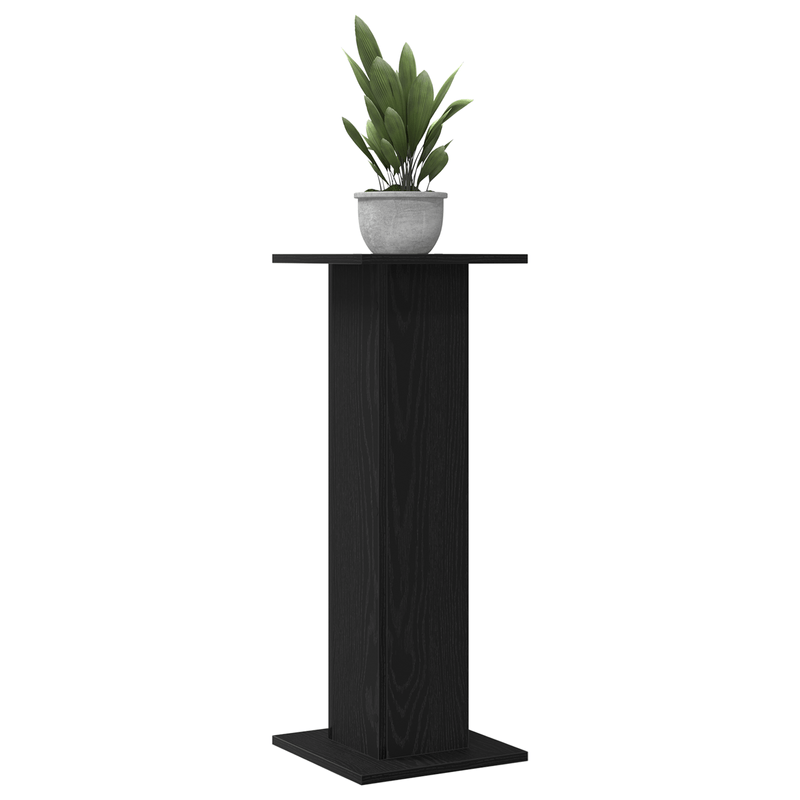 Casa si Gradina - Gradinarit si plante - Plante si ghivece - Ghivece si suporturi - Suport plante, 2 buc., stejar negru, 30x30x80 cm lemn prelucrat - Infinity.ro
