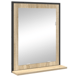 Casa si Gradina - Mobilier - Mobilier baie - Corpuri baie - Set Mobilier Baie  3 Piese Stejar deschis Lemn procesat - Infinity.ro