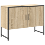 Casa si Gradina - Mobilier - Mobilier baie - Corpuri baie - Set Mobilier Baie  3 Piese Stejar deschis Lemn procesat - Infinity.ro