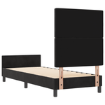 Casa si Gradina - Mobilier - Paturi si accesorii - Paturi - Cadru de pat, negru, 80x200 cm, catifea - Infinity.ro