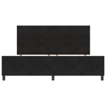 Casa si Gradina - Mobilier - Paturi si accesorii - Paturi - Cadru de pat, negru, 200x200 cm, catifea - Infinity.ro