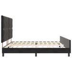 Casa si Gradina - Mobilier - Paturi si accesorii - Paturi - Cadru de pat, negru, 200x200 cm, catifea - Infinity.ro