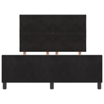 Casa si Gradina - Mobilier - Paturi si accesorii - Paturi - Cadru de pat, negru, 160x200 cm, catifea - Infinity.ro