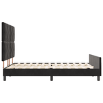 Casa si Gradina - Mobilier - Paturi si accesorii - Paturi - Cadru de pat, negru, 160x200 cm, catifea - Infinity.ro