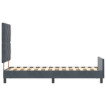Casa si Gradina - Mobilier - Paturi si accesorii - Paturi - Cadru de pat, gri inchis, 80x200 cm, catifea - Infinity.ro