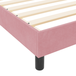 Casa si Gradina - Mobilier - Paturi si accesorii - Paturi - Cadru de pat, roz, 90x200 cm, catifea - Infinity.ro