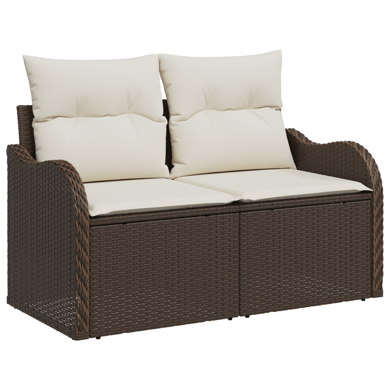 Casa si Gradina - Gradina si terasa - Mobilier exterior - Canapele si fotolii gradina - Set de canapea de gradina  cu 8 piese si perne gri din ratan poli - Infinity.ro