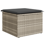 Casa si Gradina - Gradina si terasa - Mobilier exterior - Seturi mobila gradina - Set de canapea cu 8 piese si perne gri din ratan sintetic - Infinity.ro