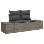 Casa si Gradina - Gradina si terasa - Mobilier exterior - Canapele si fotolii gradina - Set de canapea de gradina cu 7 piese cu perne gri poliratan acacia - Infinity.ro