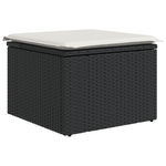 Casa si Gradina - Gradina si terasa - Mobilier exterior - Canapele si fotolii gradina - Set de Dining cu 8 Piese pentru Gradina cu Perne Negru Polyratan Acacia - Infinity.ro