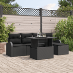 Casa si Gradina - Gradina si terasa - Mobilier exterior - Canapele si fotolii gradina - Set de canapea de gradina cu 6 piese si perne - Infinity.ro