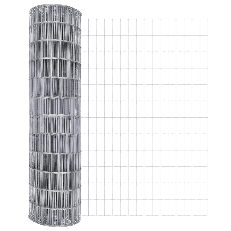 Casa si Gradina - Gradina si terasa - Garduri, panouri si accesorii - Euro Fence cu 13 stalpi flansati 1.2x25 m Otel galvanizat - Infinity.ro