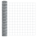 Casa si Gradina - Gradina si terasa - Garduri, panouri si accesorii - Gard Euro cu 7 Stalpi Flansati 1.2x10 m Otel Galvanizat - Infinity.ro