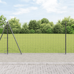 Casa si Gradina - Gradina si terasa - Garduri, panouri si accesorii - Gard Euro de la cu 7 Posturi Flansate 1.2x10 m Otel Galvanizat - Infinity.ro