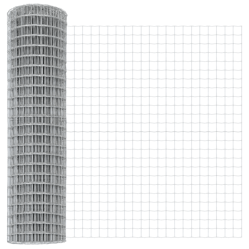 Casa si Gradina - Gradina si terasa - Garduri, panouri si accesorii - Gard Euro cu 13 stalpi flansati 0.8x25 m Otel galvanizat - Infinity.ro