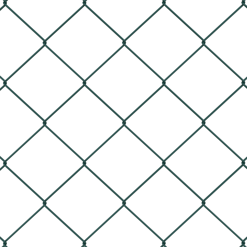 Casa si Gradina - Gradina si terasa - Garduri, panouri si accesorii - Gard de legatura cu lant cu 7 stalpi flansati 1.2x10 m otel galvanizat - Infinity.ro