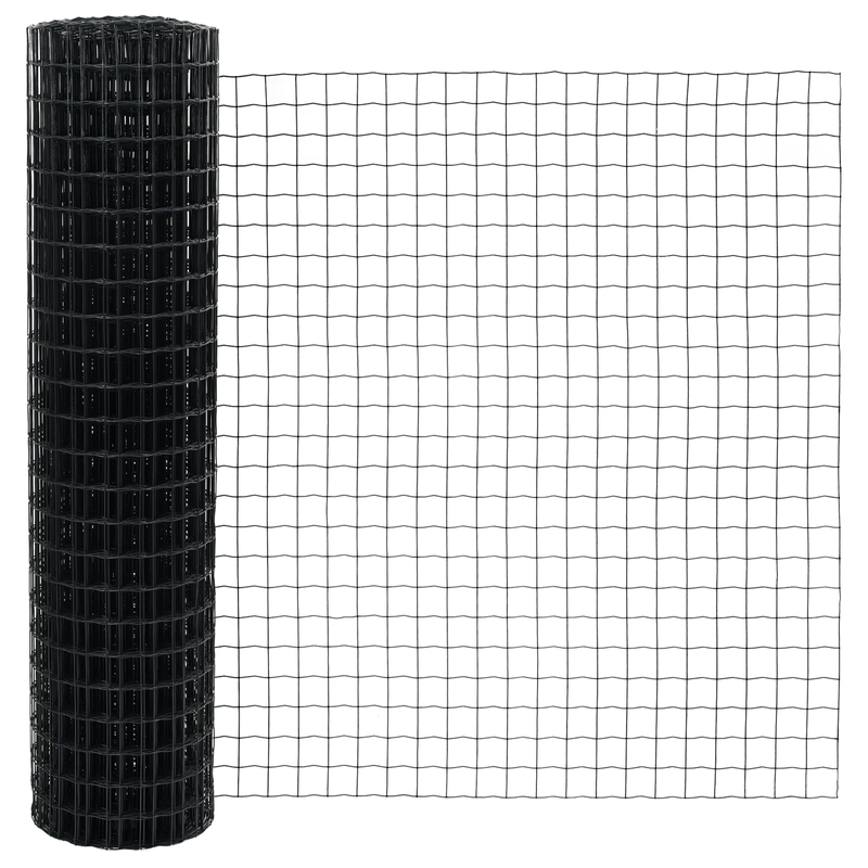 Casa si Gradina - Gradina si terasa - Garduri, panouri si accesorii - Euro Fence cu 7 stalpi cu flansa 0.8x10 m Otel galvanizat - Infinity.ro