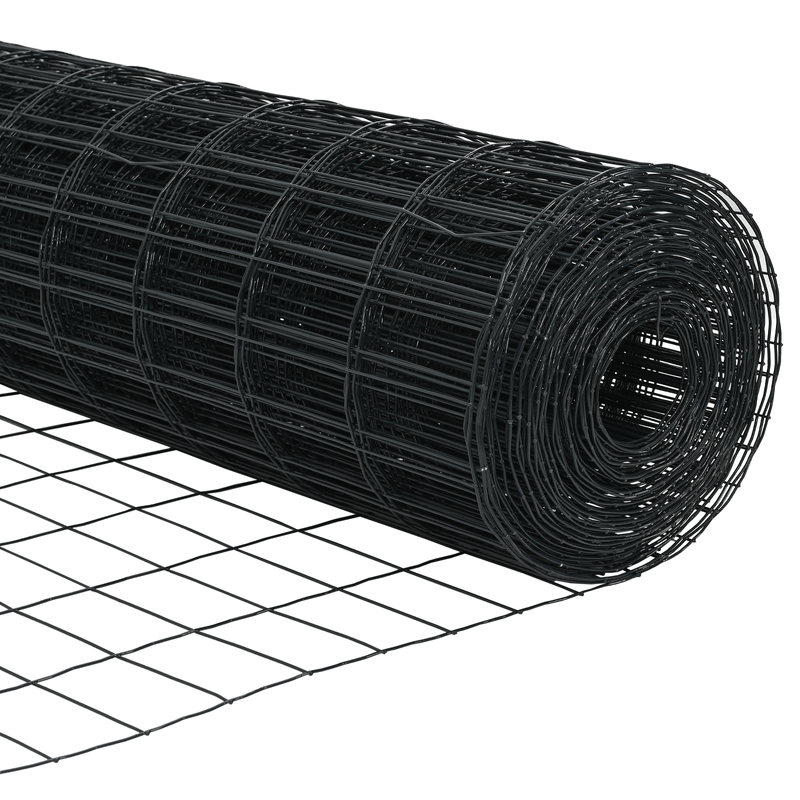 Casa si Gradina - Gradina si terasa - Garduri, panouri si accesorii - Euro Fence cu 7 Stalpi Flansati 1.6x10 m Otel Galvanizat - Infinity.ro