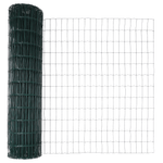Casa si Gradina - Gradina si terasa - Garduri, panouri si accesorii - Gard Euro cu 7 Posturi Flansate 1.2x10 m Otel Galvanizat - Infinity.ro