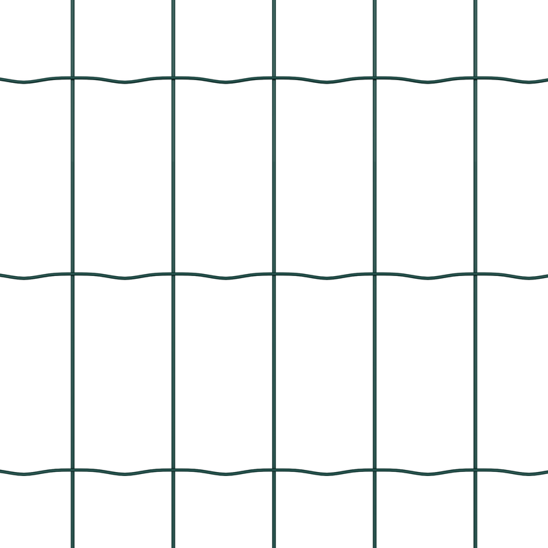 Casa si Gradina - Gradina si terasa - Garduri, panouri si accesorii - Gard Euro cu 7 Posturi Flansate 1.2x10 m Otel Galvanizat - Infinity.ro
