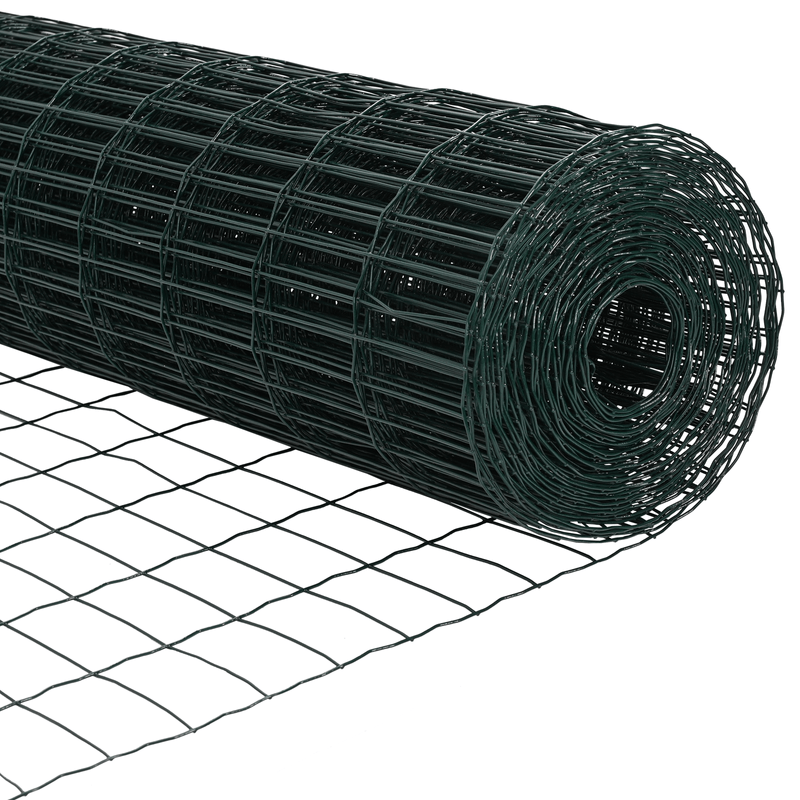 Casa si Gradina - Gradina si terasa - Garduri, panouri si accesorii - Gard Euro cu 7 Posturi Flansate 1.2x10 m Otel Galvanizat - Infinity.ro