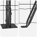Casa si Gradina - Gradina si terasa - Garduri, panouri si accesorii - Gard Euro cu 13 Stalpi Flansati 1.2x25 m din otel galvanizat - Infinity.ro