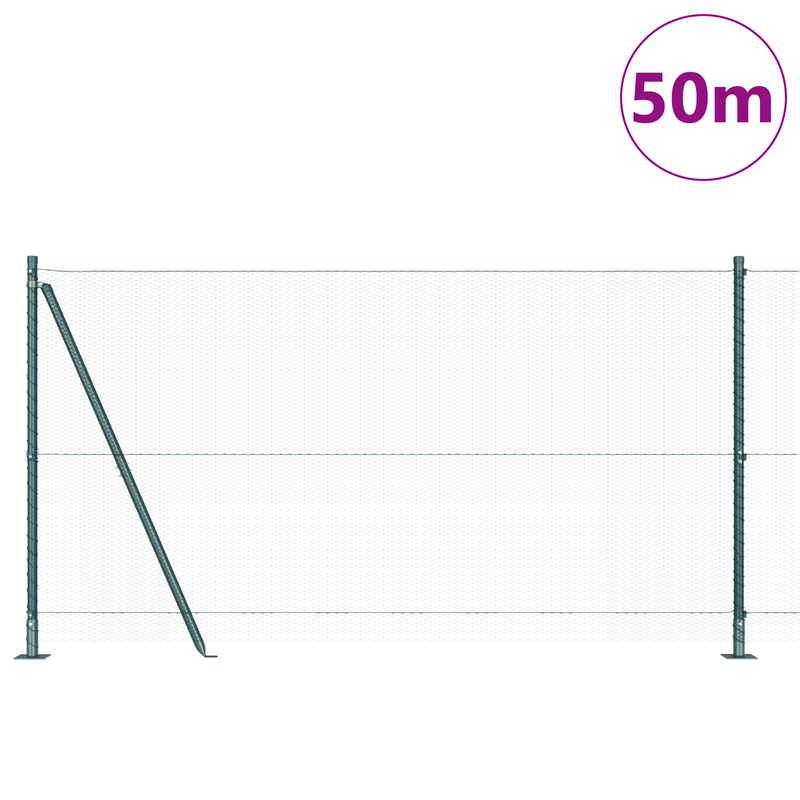 Casa si Gradina - Gradina si terasa - Garduri, panouri si accesorii - Gard Hexagon  Verde 1.2x50 m Otel - Infinity.ro