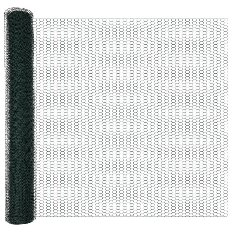 Casa si Gradina - Gradina si terasa - Garduri, panouri si accesorii - Gard Hexagon  Verde 1.2x50 m Otel - Infinity.ro
