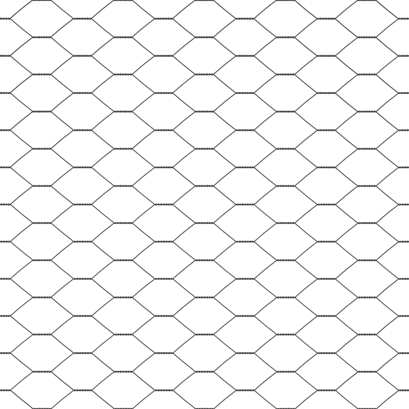 Casa si Gradina - Gradina si terasa - Garduri, panouri si accesorii - Gard hexagonal  Gri 1.4x25 m Otel - Infinity.ro