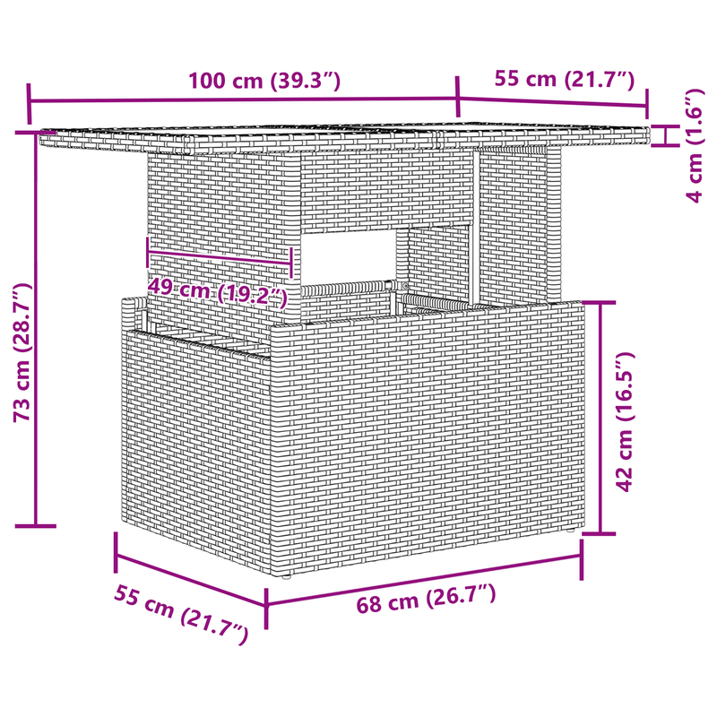 Casa si Gradina - Gradina si terasa - Mobilier exterior - Canapele si fotolii gradina - Set canapea gradina 10 piese cu perne gri ratan poli - Infinity.ro