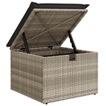Casa si Gradina - Gradina si terasa - Mobilier exterior - Canapele si fotolii gradina - Set de canapea pentru gradina cu perne gri deschis din ratan poli - Infinity.ro